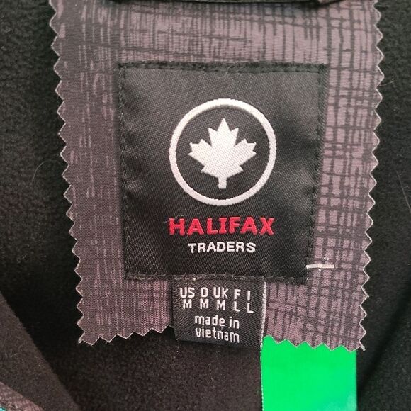 Halifax Traders Black Jacket with Teal Accents - Picture 2 of 3